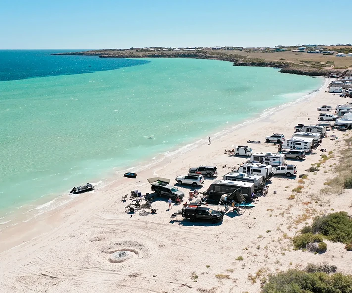 Jeep Convoy on the beach