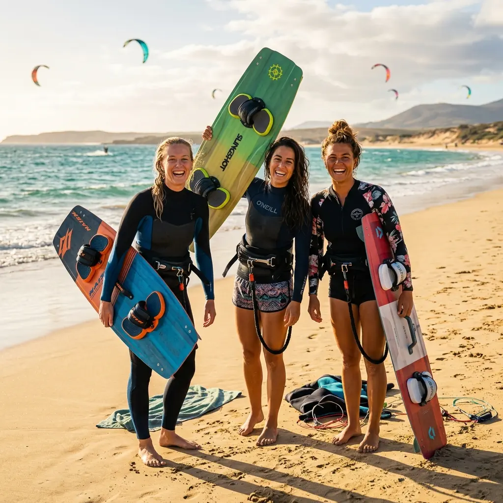 Kitesurfer experience